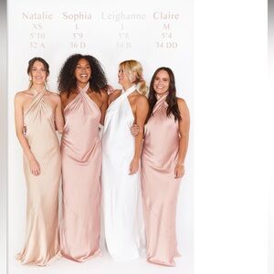 Show me your mumu Jasmine dress in champagne size small